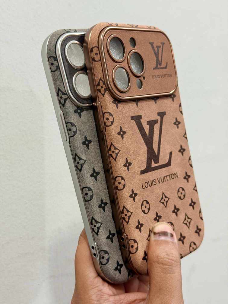 Luxury Monogram Suede Series iPhone Case - Premium Velvet Edition for Him & Her_img_2