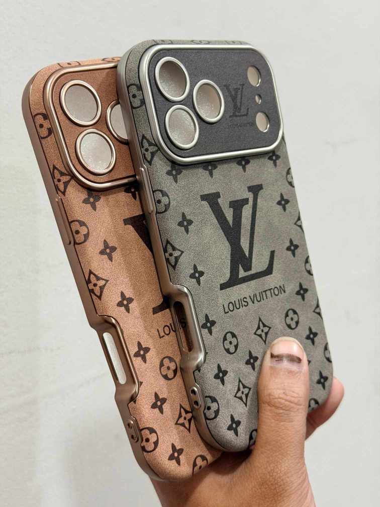 Luxury Monogram Suede Series iPhone Case - Premium Velvet Edition for Him & Her_img_1