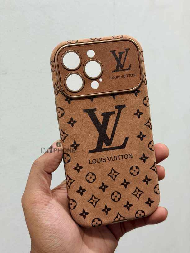 Luxury Monogram Suede Series iPhone Case - Premium Velvet Edition for Him & Her_img_6
