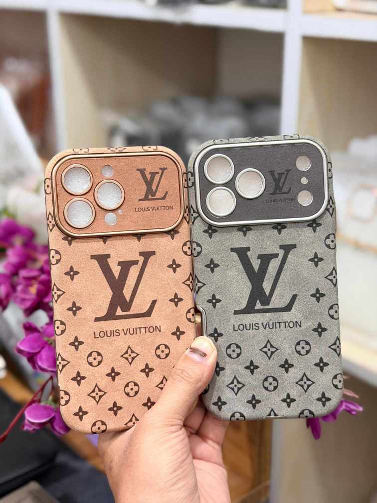 Luxury Monogram Suede Series iPhone Case - Premium Velvet Edition for Him & Her_img_0