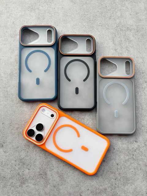 Triangular Camera Edge Matte MagSafe Anti-Shock cases_img_10