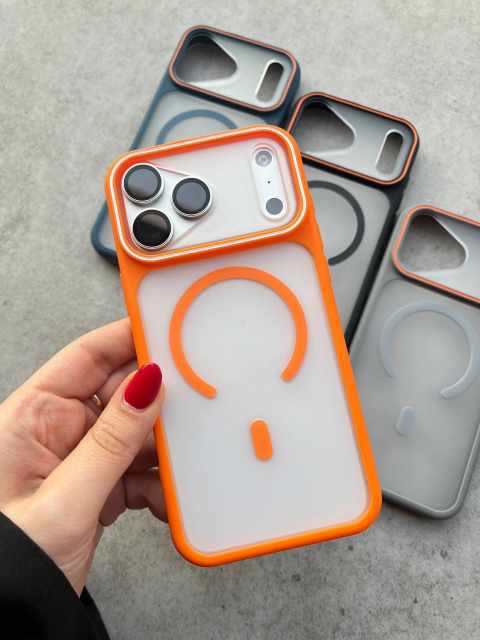 Triangular Camera Edge Matte MagSafe Anti-Shock cases_img_9