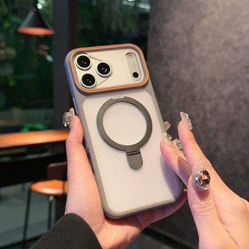 Premium Matte MagSafe Case with Built-in Metal Kickstand & Pro-Level Camera Protection_img_0