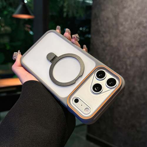 Premium Matte MagSafe Case with Built-in Metal Kickstand & Pro-Level Camera Protection_img_1