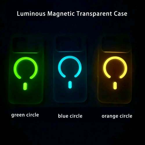 High-Quality Radium Effect Luminous MagSafe Hard Case - Night Glow Your Phone in Dark_img_0