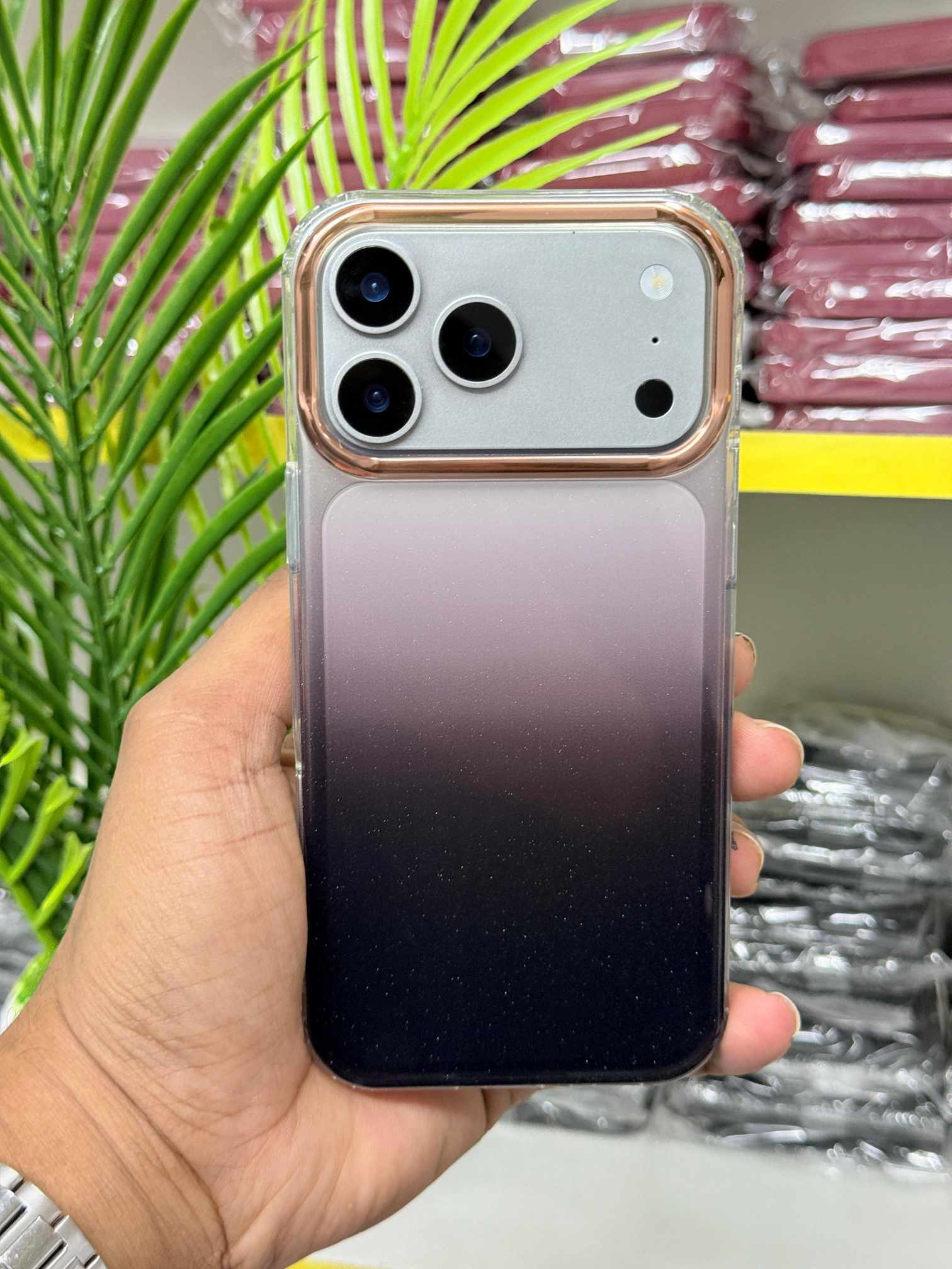 Glitter Gradient Bling Shockproof Protective Case_img_5