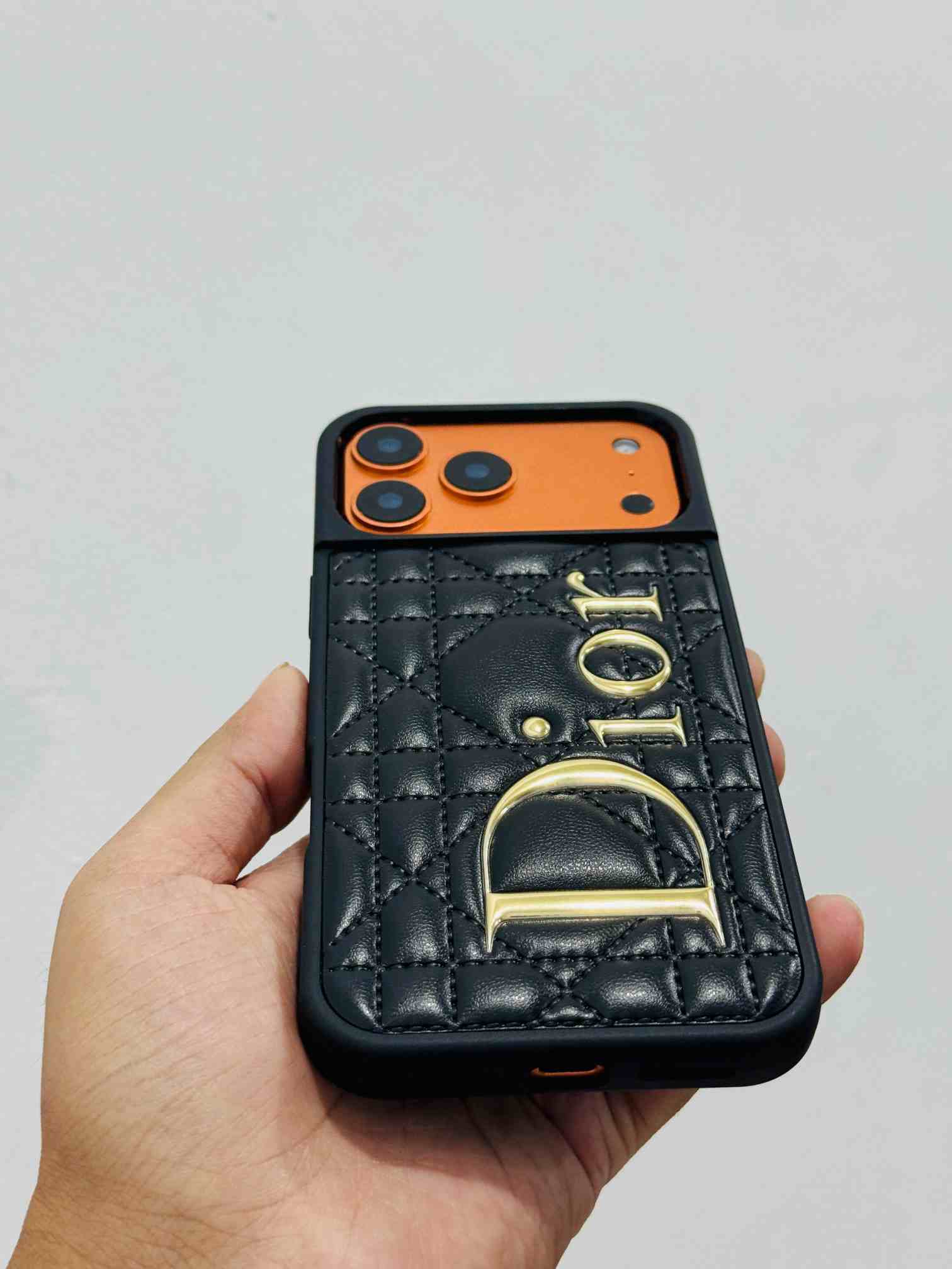 Dior Puff Edition – Premium PU Leather Case Cover | Stylish & Durable Protection_img_6