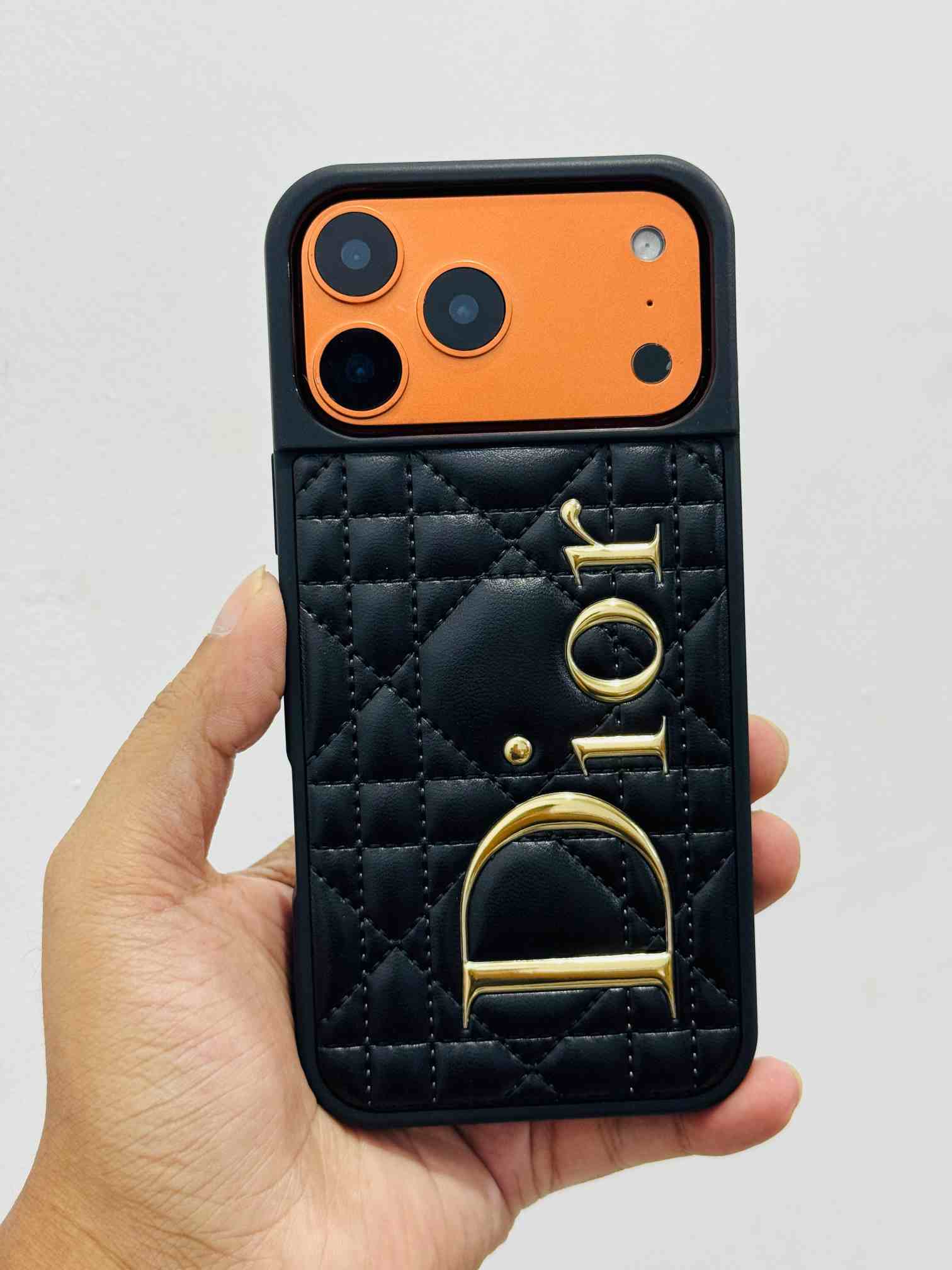 Dior Puff Edition – Premium PU Leather Case Cover | Stylish & Durable Protection_img_3
