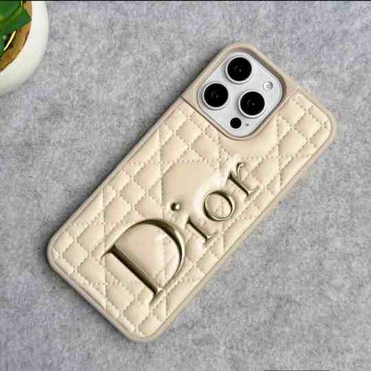 Dior Puff Edition – Premium PU Leather Case Cover | Stylish & Durable Protection_img_4