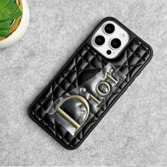 Dior Puff Edition – Premium PU Leather Case Cover | Stylish & Durable Protection_img_5