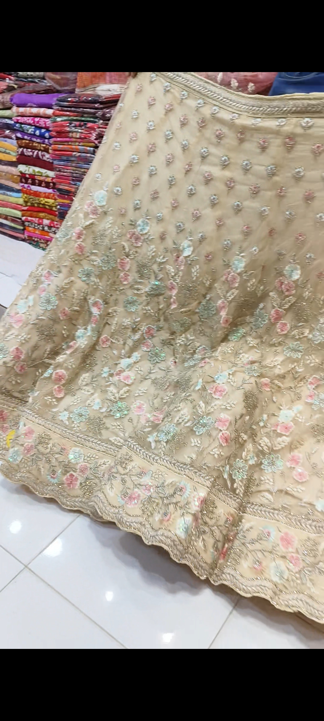 original Indian bridal Gujarati lehenga
