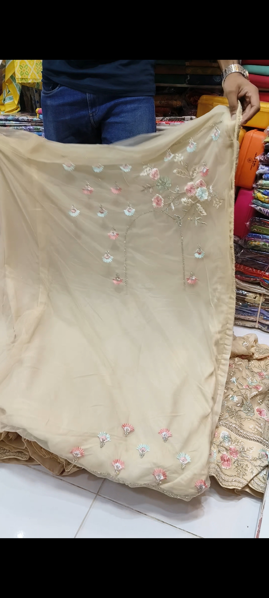 original Indian bridal Gujarati lehenga - Image 6