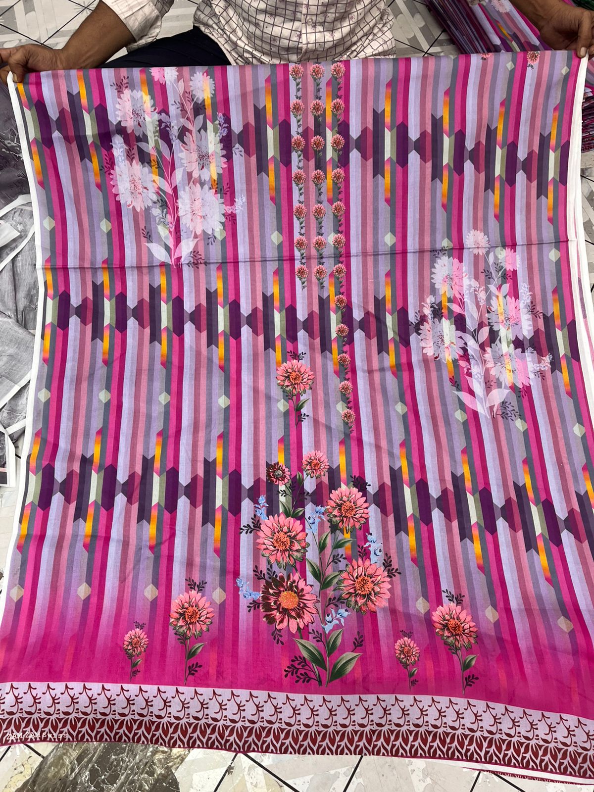 zamzam Pakistani lown 3pcs collection - Image 3