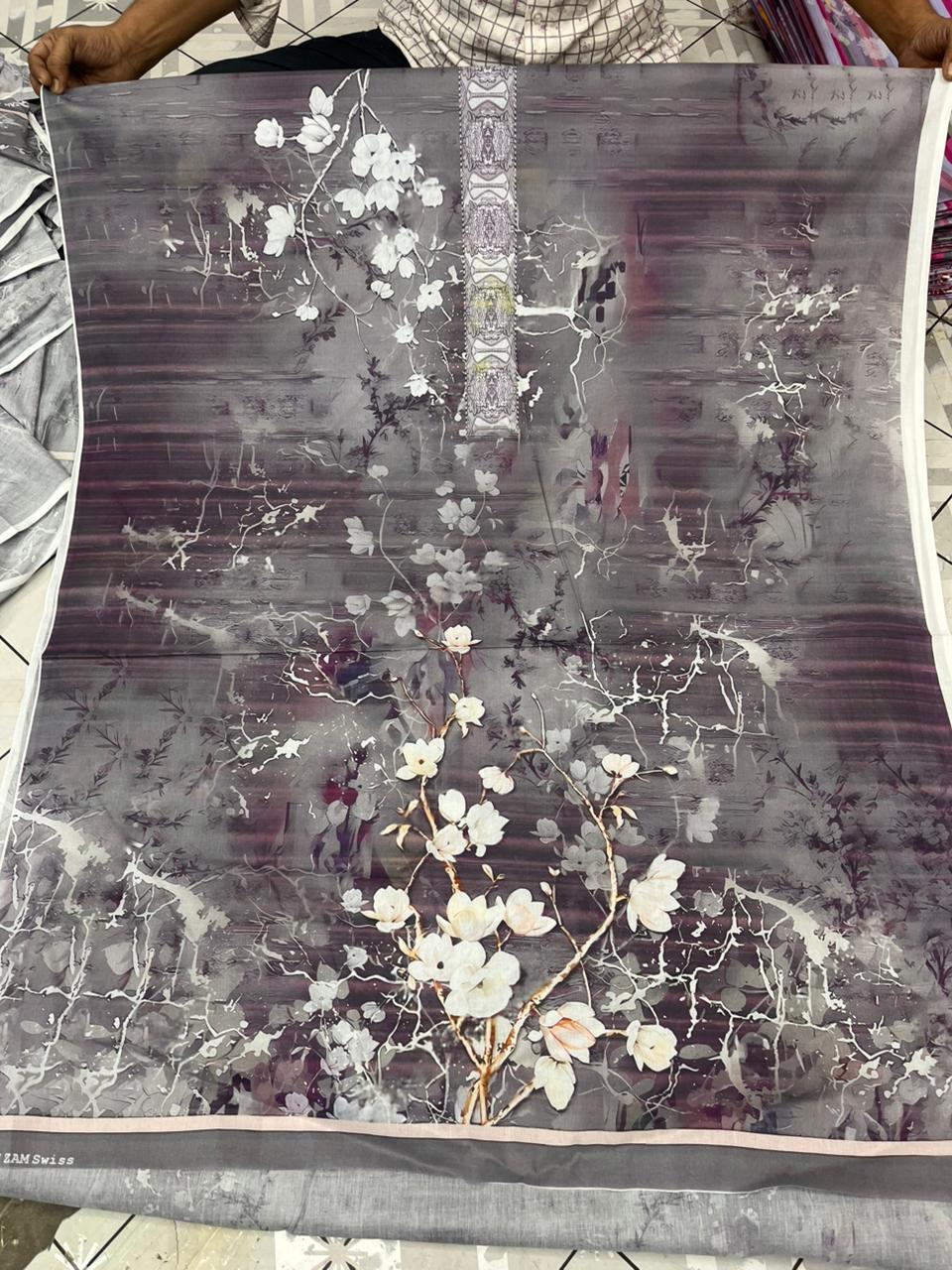 zamzam Pakistani lown 3pcs collection - Image 2