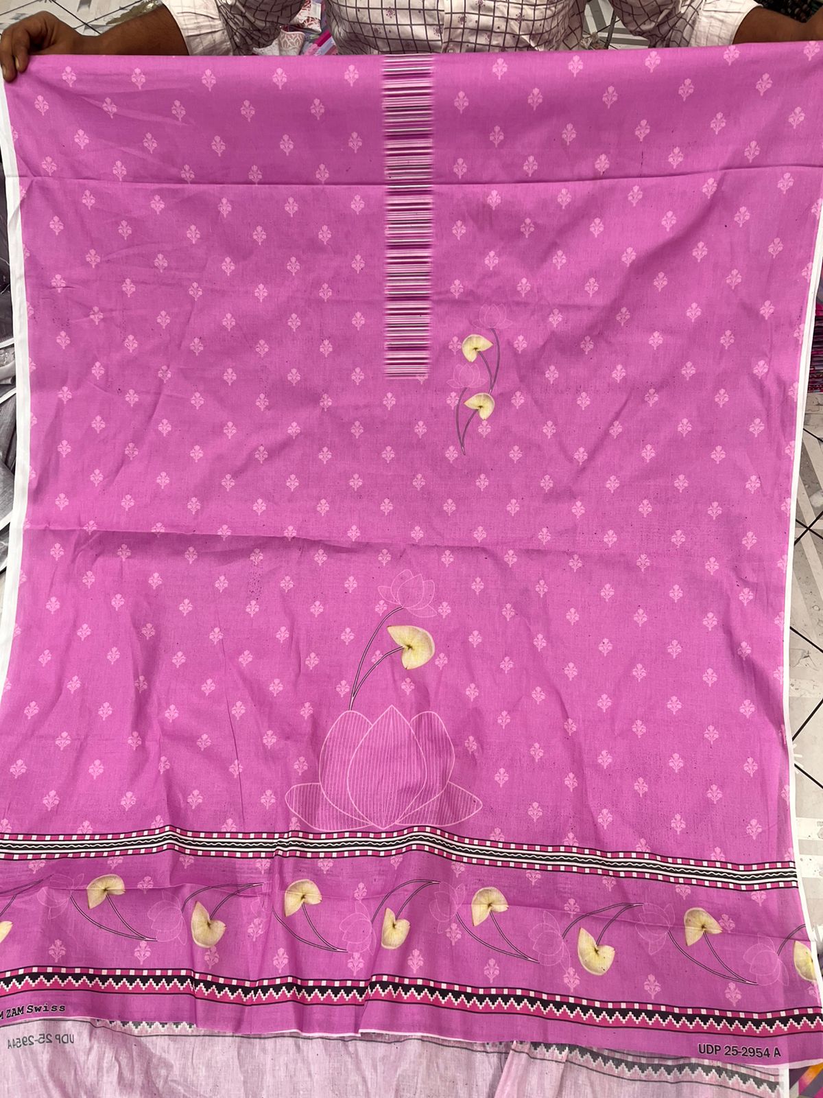 zamzam Pakistani lown 3pcs collection - Image 4