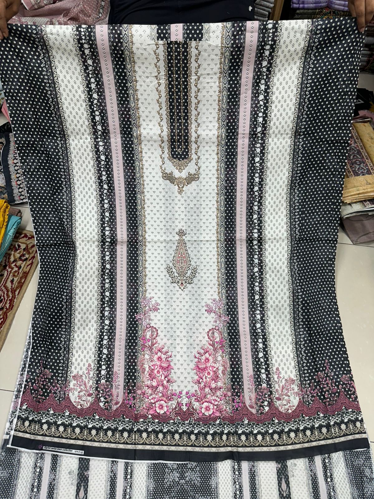 zamzam Pakistani lown 3pcs collection - Image 13