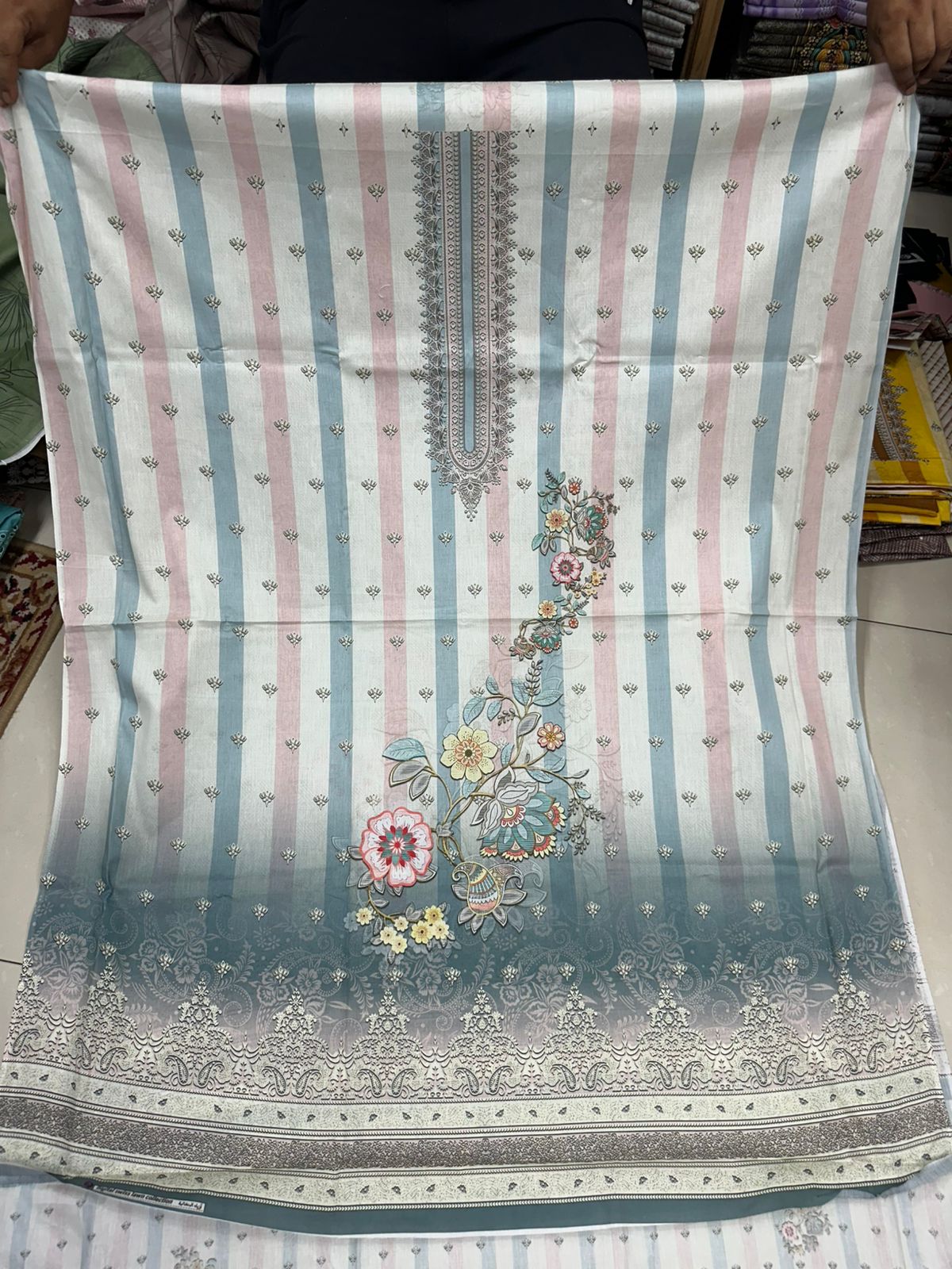 zamzam Pakistani lown 3pcs collection - Image 14