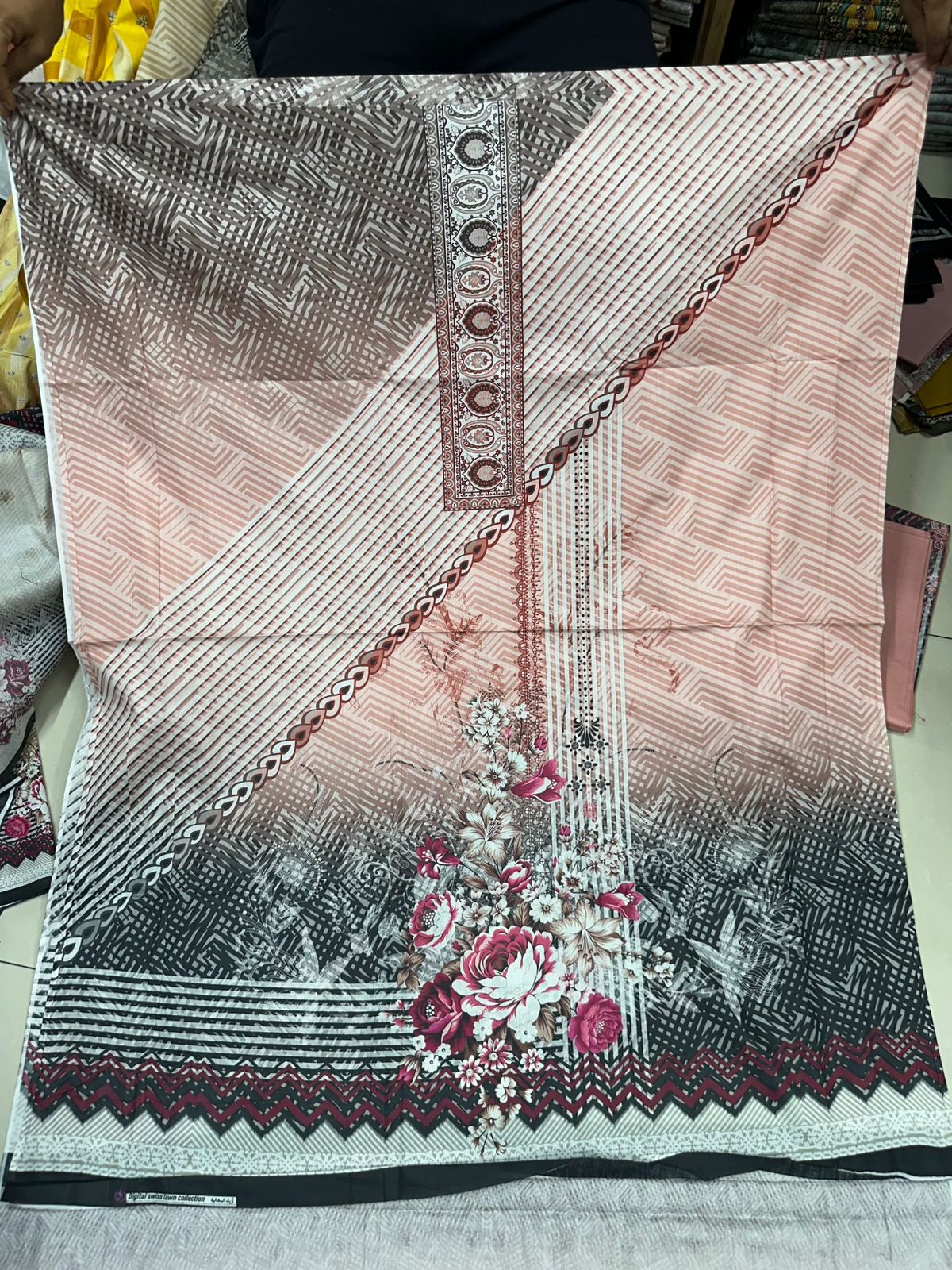 zamzam Pakistani lown 3pcs collection - Image 22