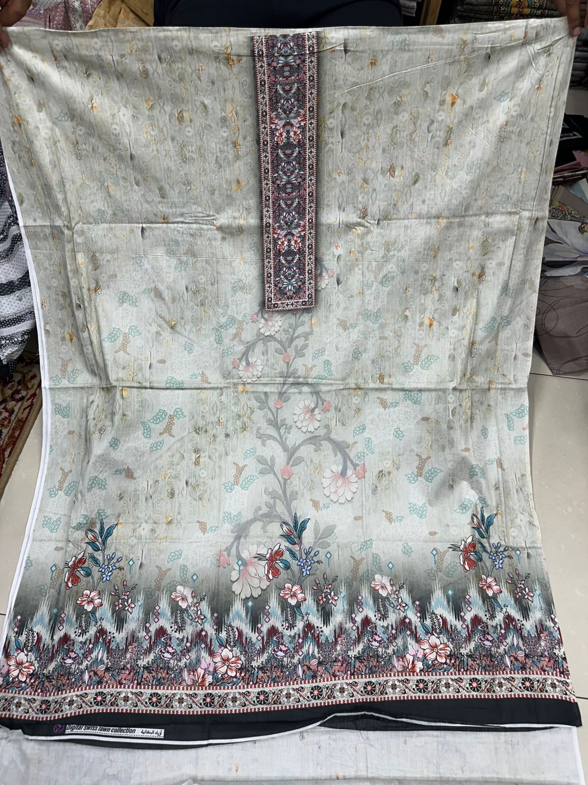 zamzam Pakistani lown 3pcs collection - Image 23