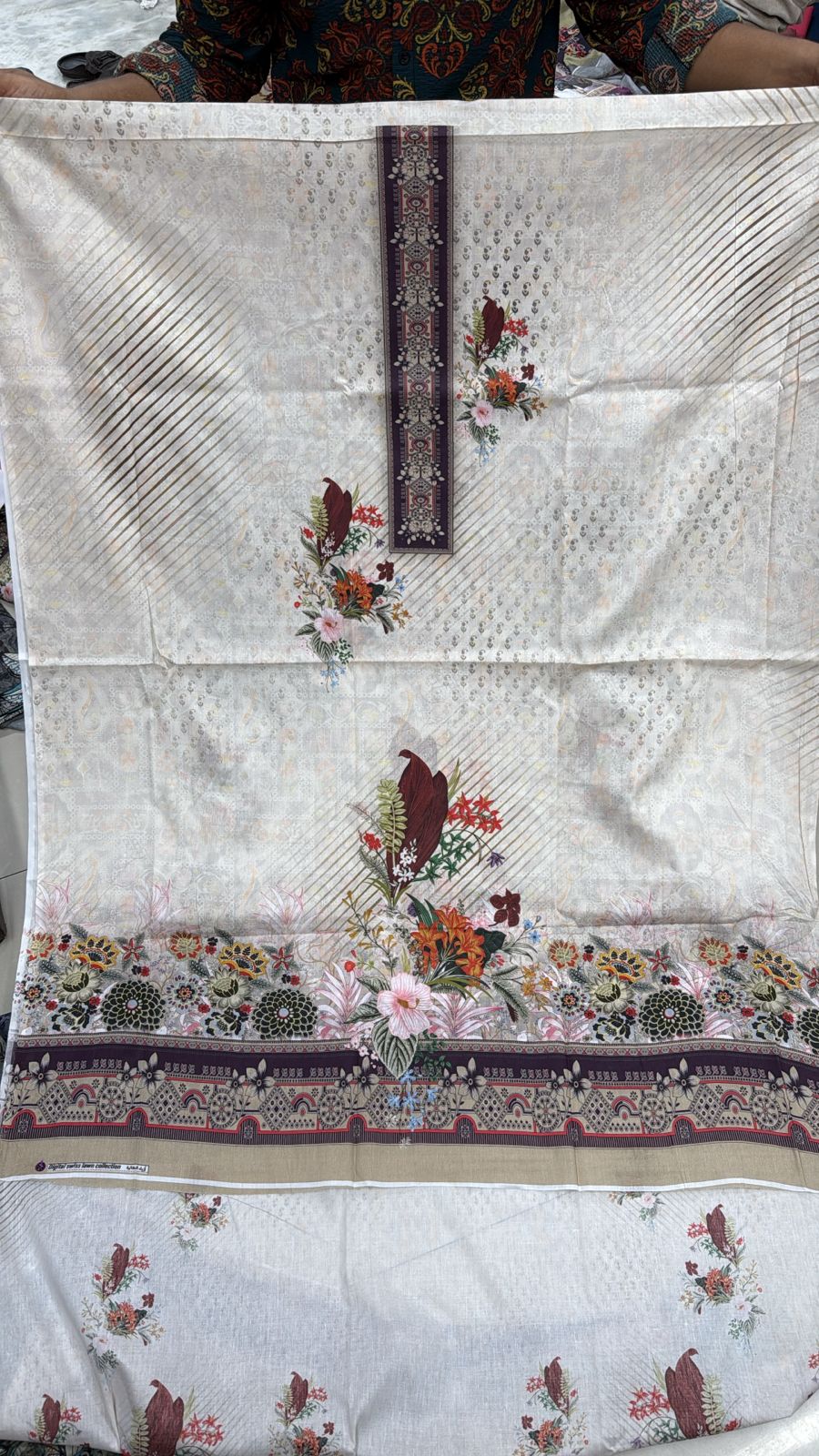 zamzam Pakistani lown 3pcs collection - Image 27