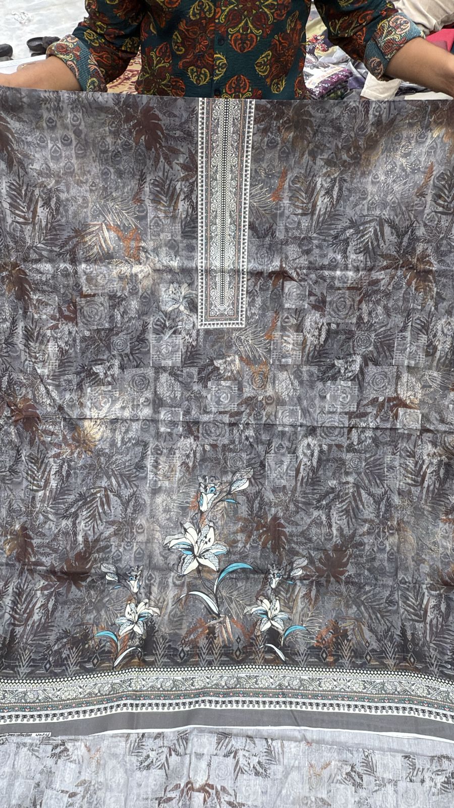 zamzam Pakistani lown 3pcs collection - Image 28