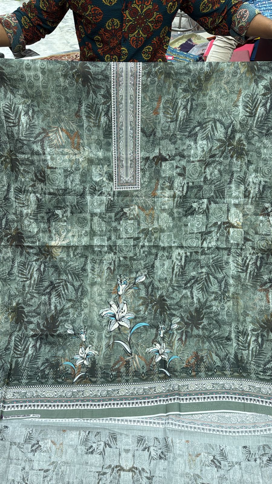 zamzam Pakistani lown 3pcs collection - Image 29