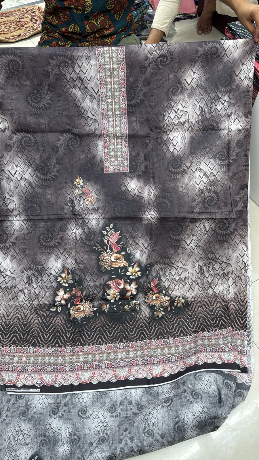 zamzam Pakistani lown 3pcs collection - Image 32