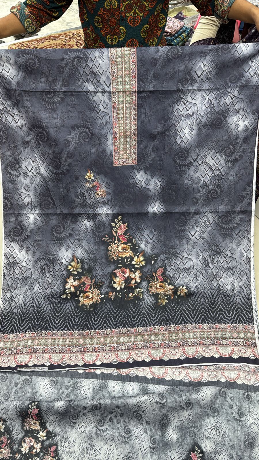 zamzam Pakistani lown 3pcs collection - Image 34