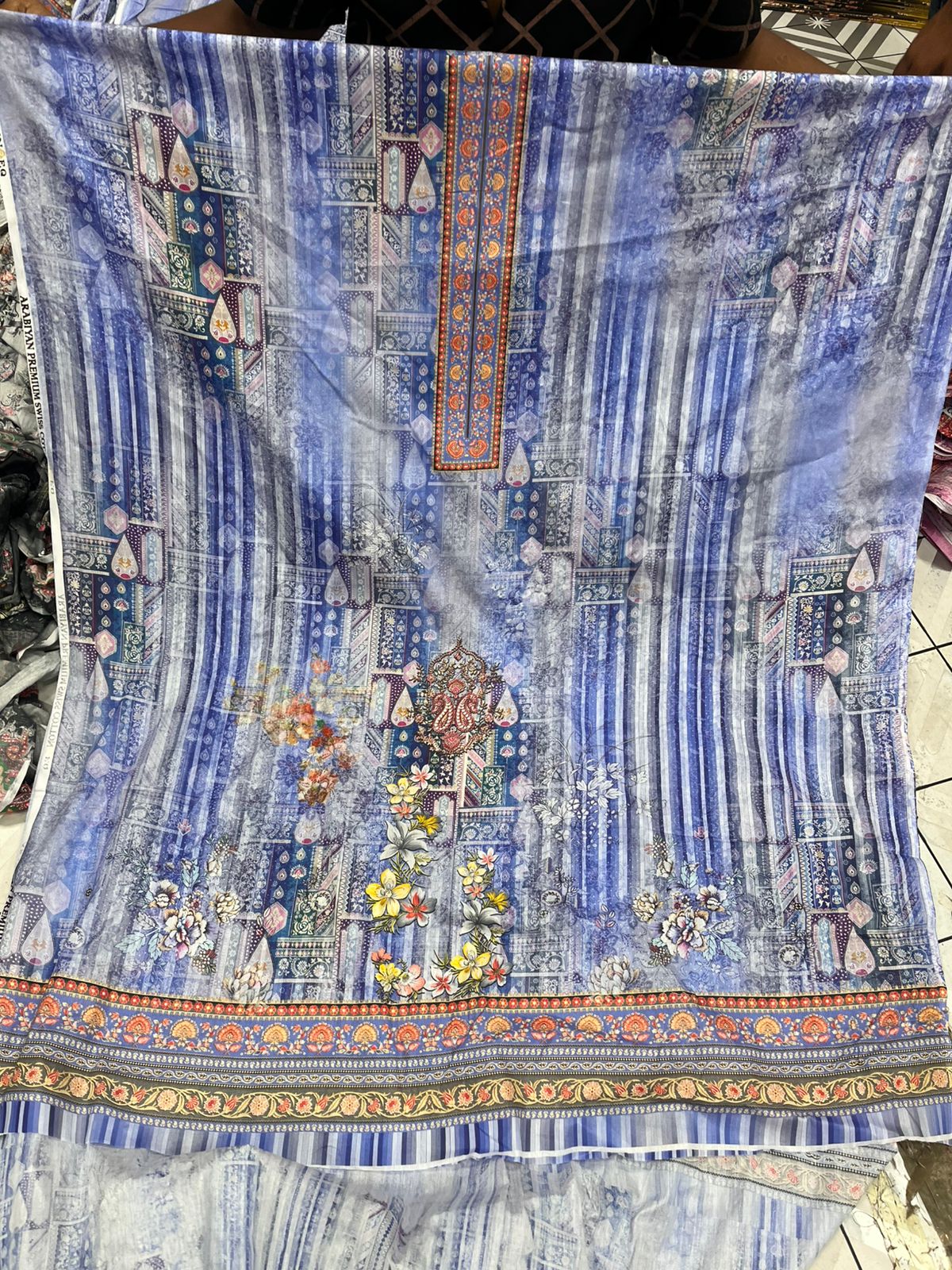 zamzam Pakistani lown 3pcs collection - Image 33