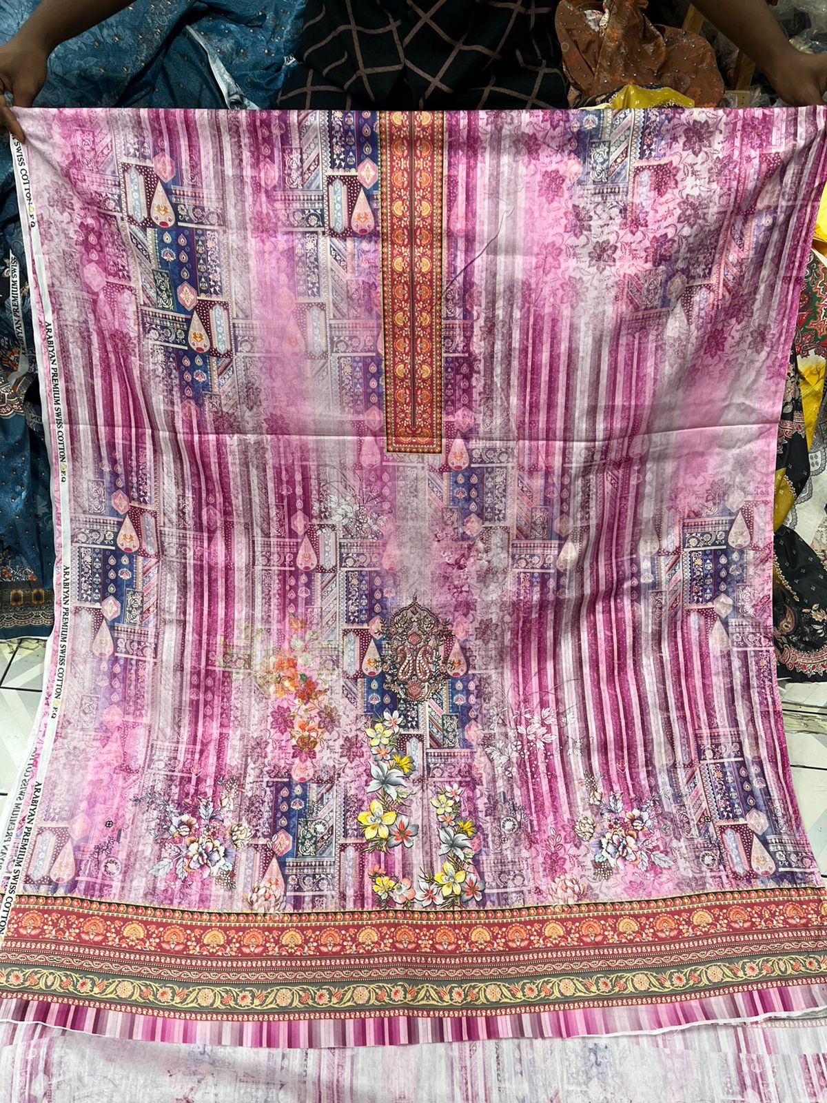 zamzam Pakistani lown 3pcs collection - Image 40