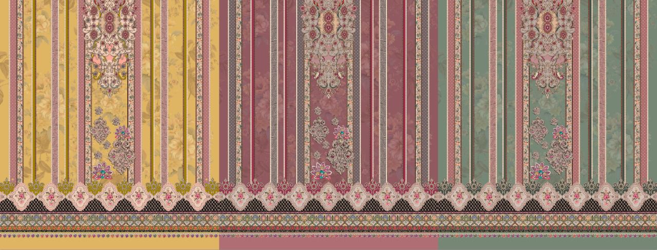 zamzam Pakistani lown 3pcs collection - Image 43