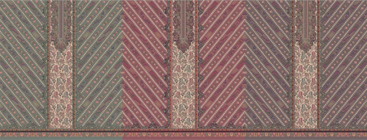 zamzam Pakistani lown 3pcs collection - Image 44