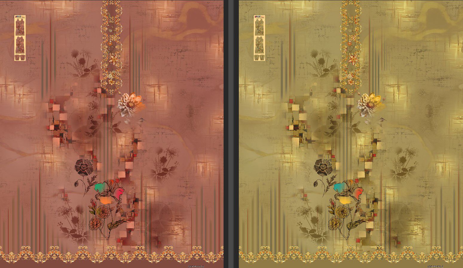 zamzam Pakistani lown 3pcs collection - Image 50