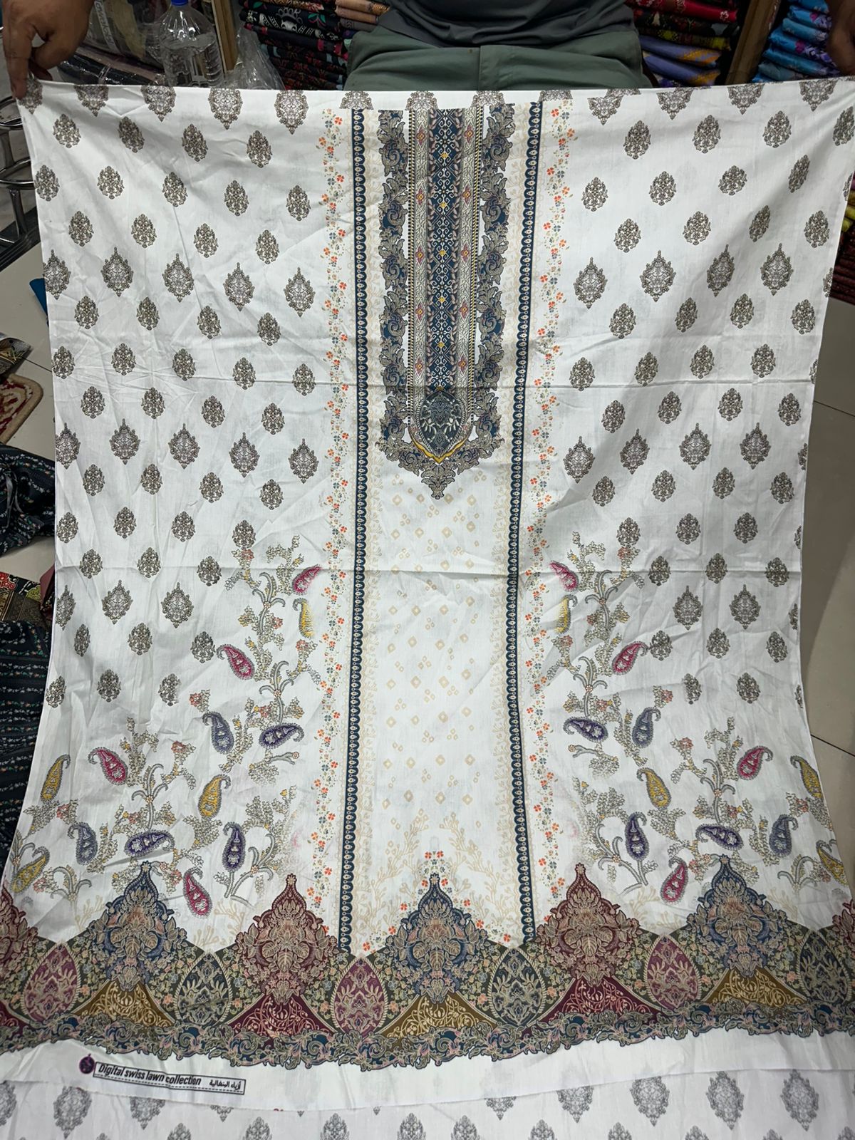 zamzam Pakistani lown 3pcs collection - Image 54