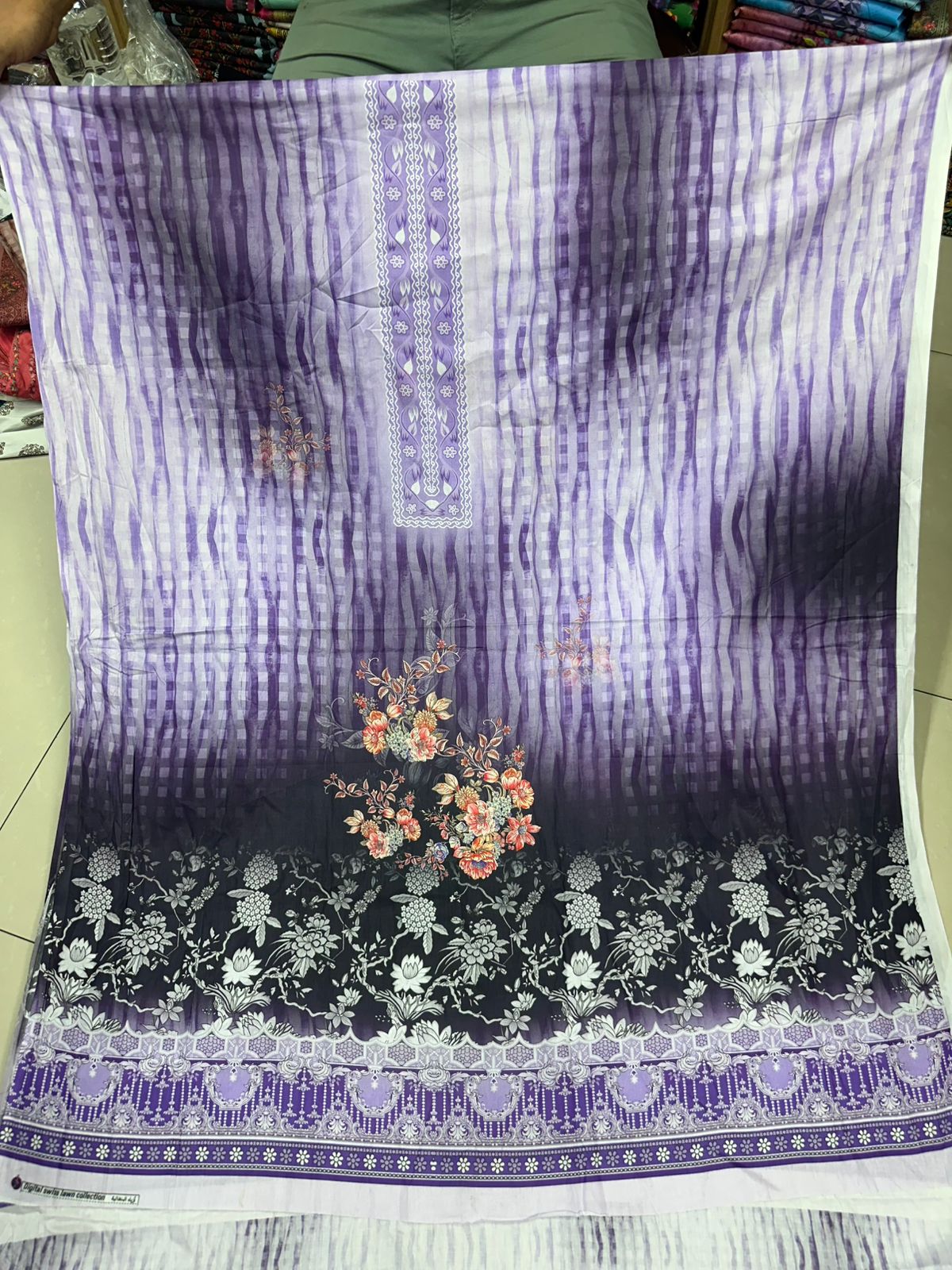 zamzam Pakistani lown 3pcs collection - Image 59