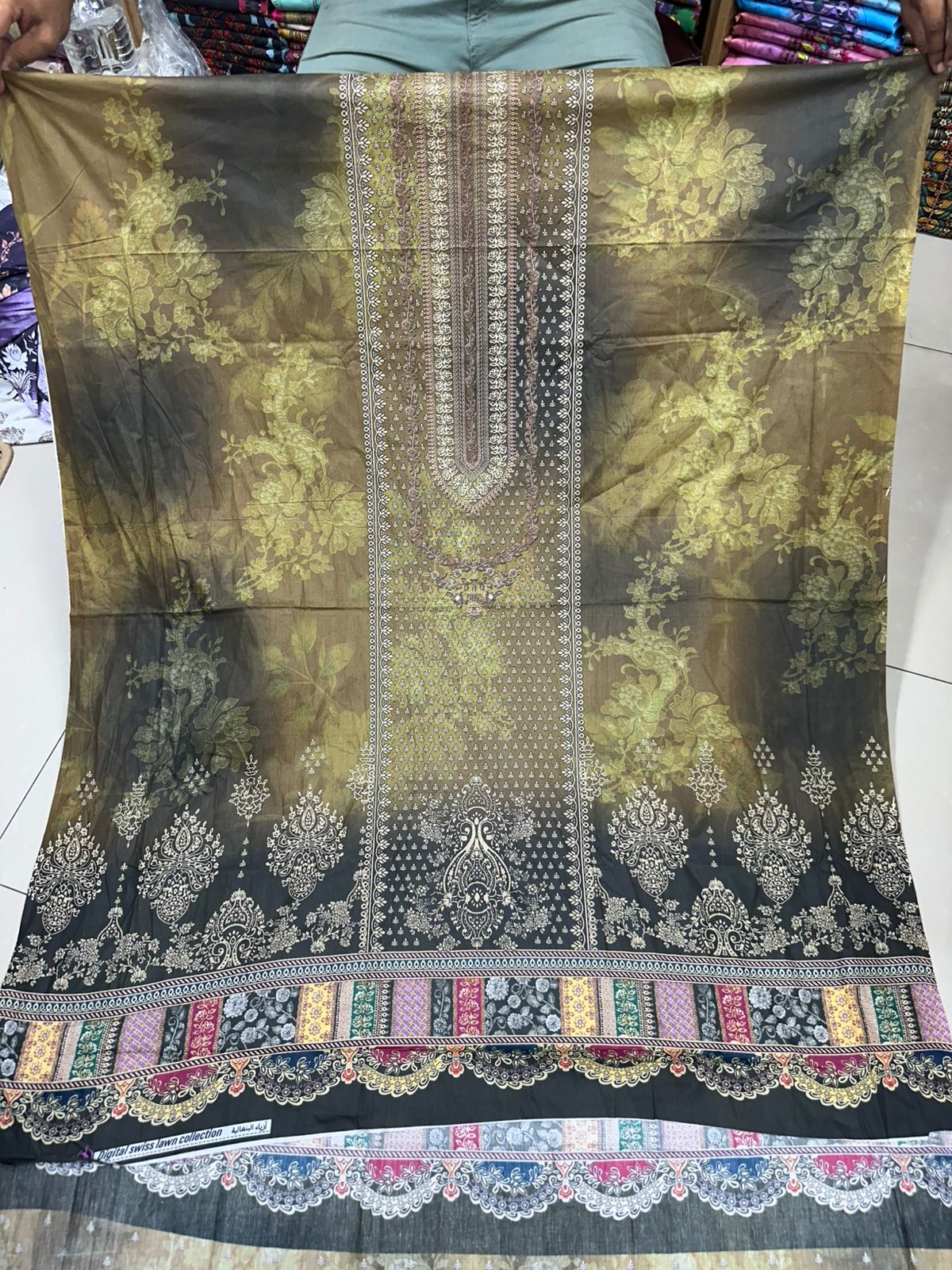 zamzam Pakistani lown 3pcs collection - Image 60