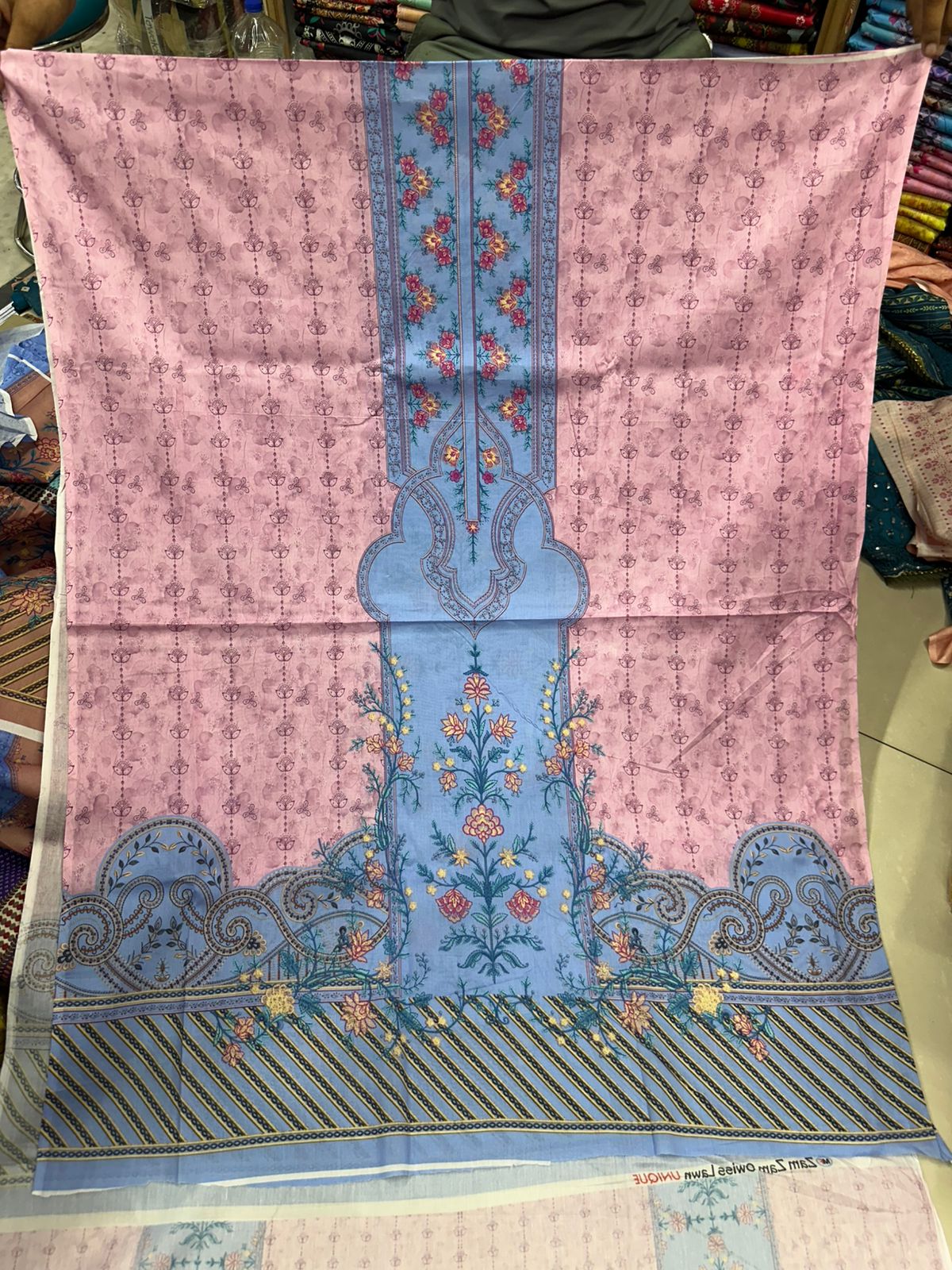 zamzam Pakistani lown 3pcs collection - Image 64