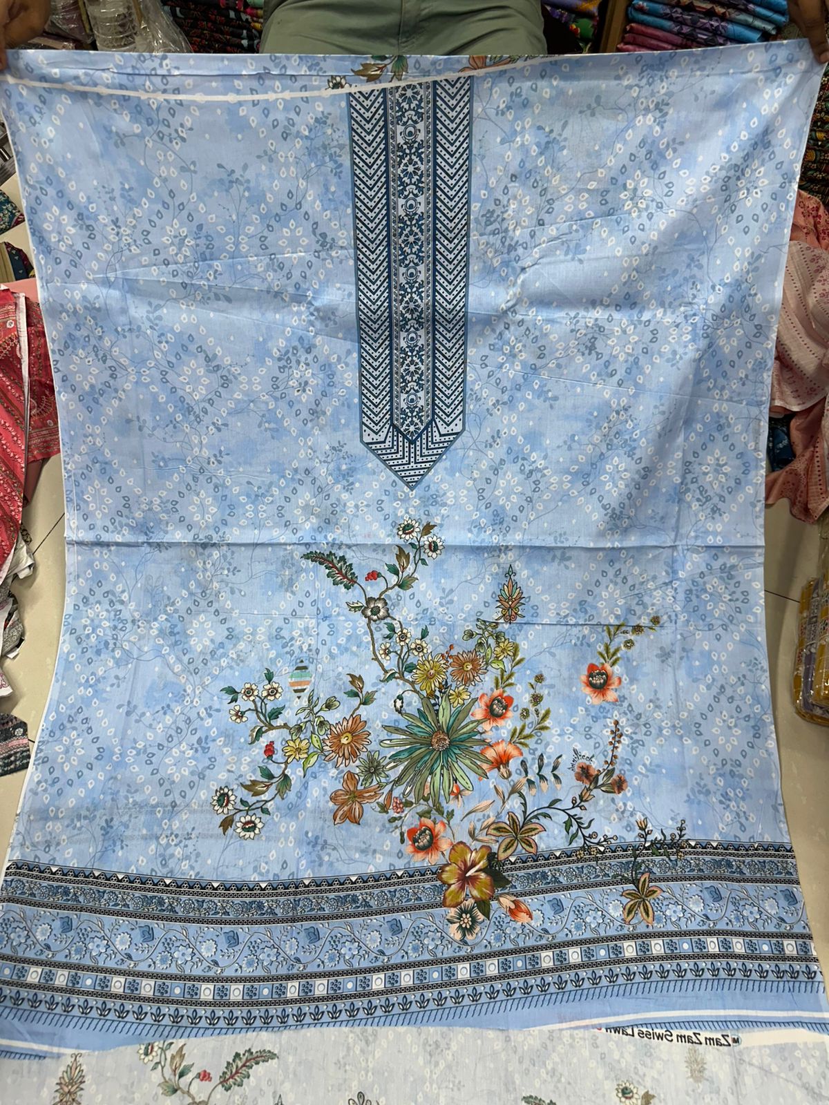 zamzam Pakistani lown 3pcs collection - Image 69