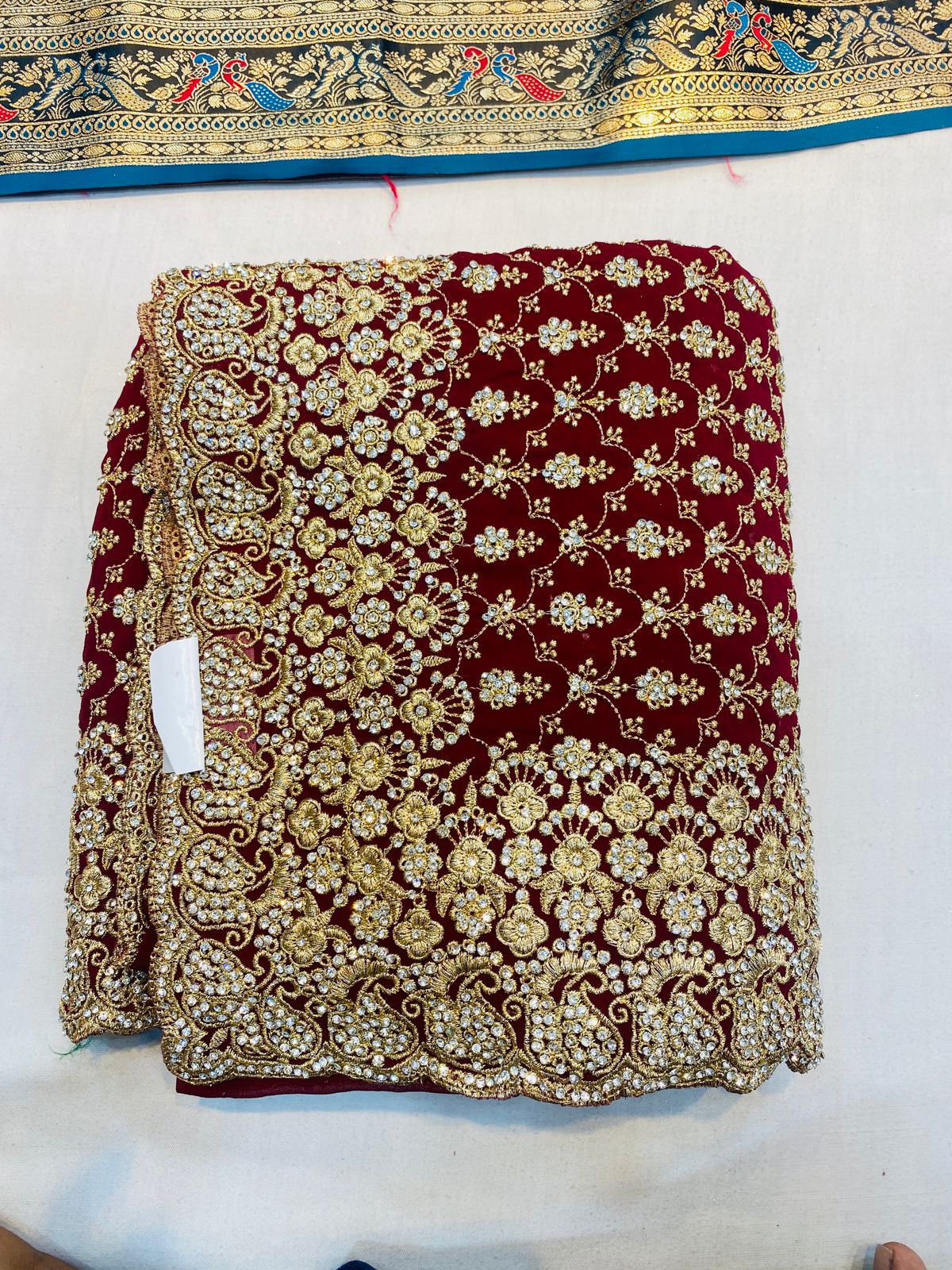 wedding saree with dupatta - Image 2