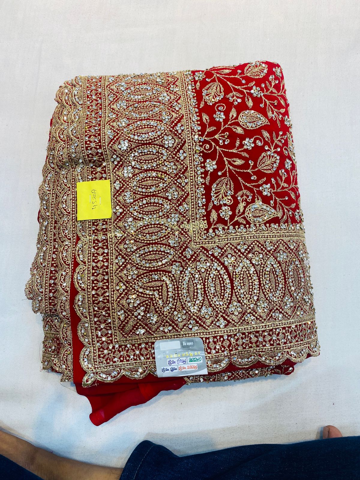 wedding saree with dupatta - Image 4