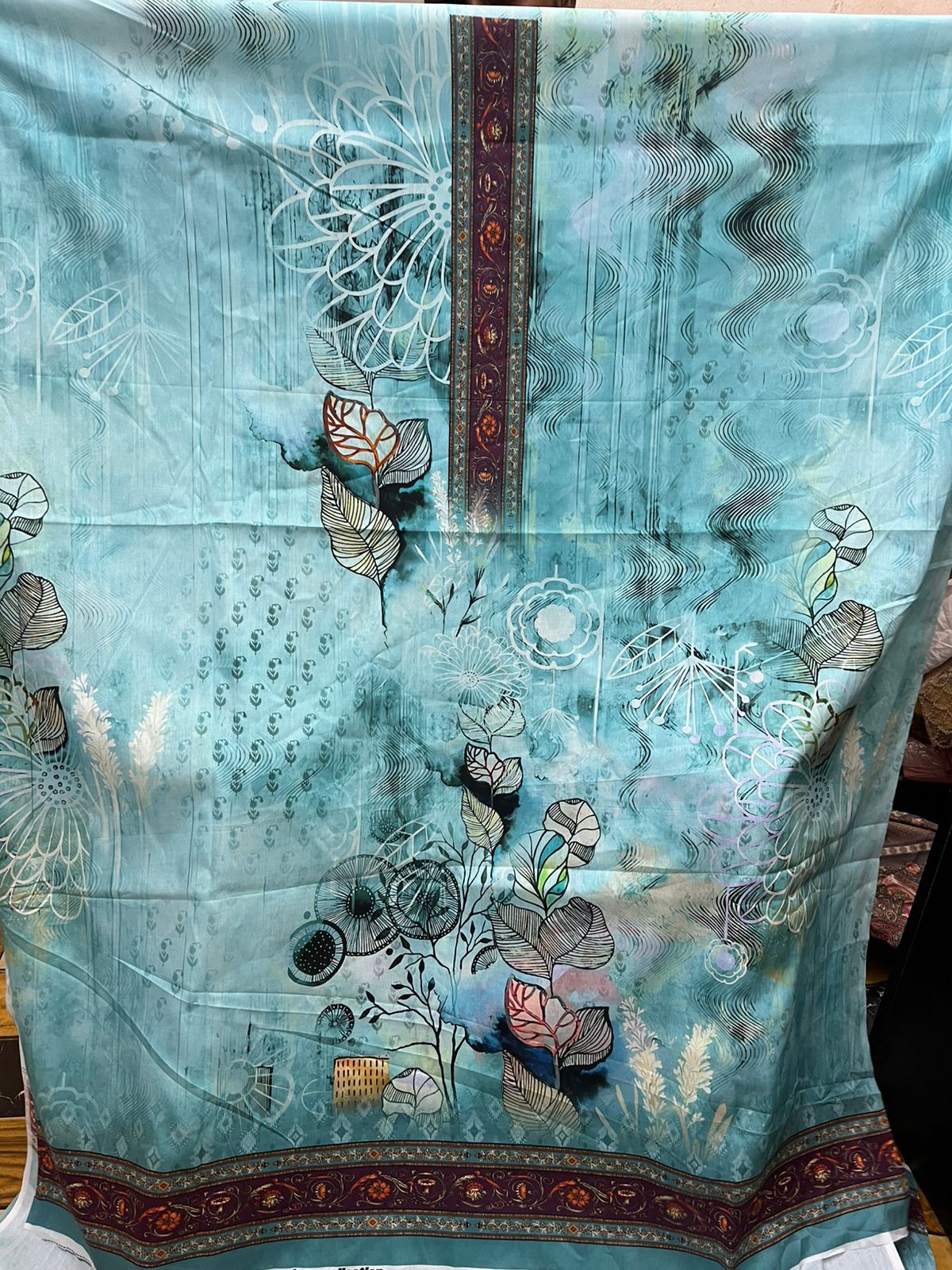 zamzam Pakistani lown 3pcs collection - Image 73