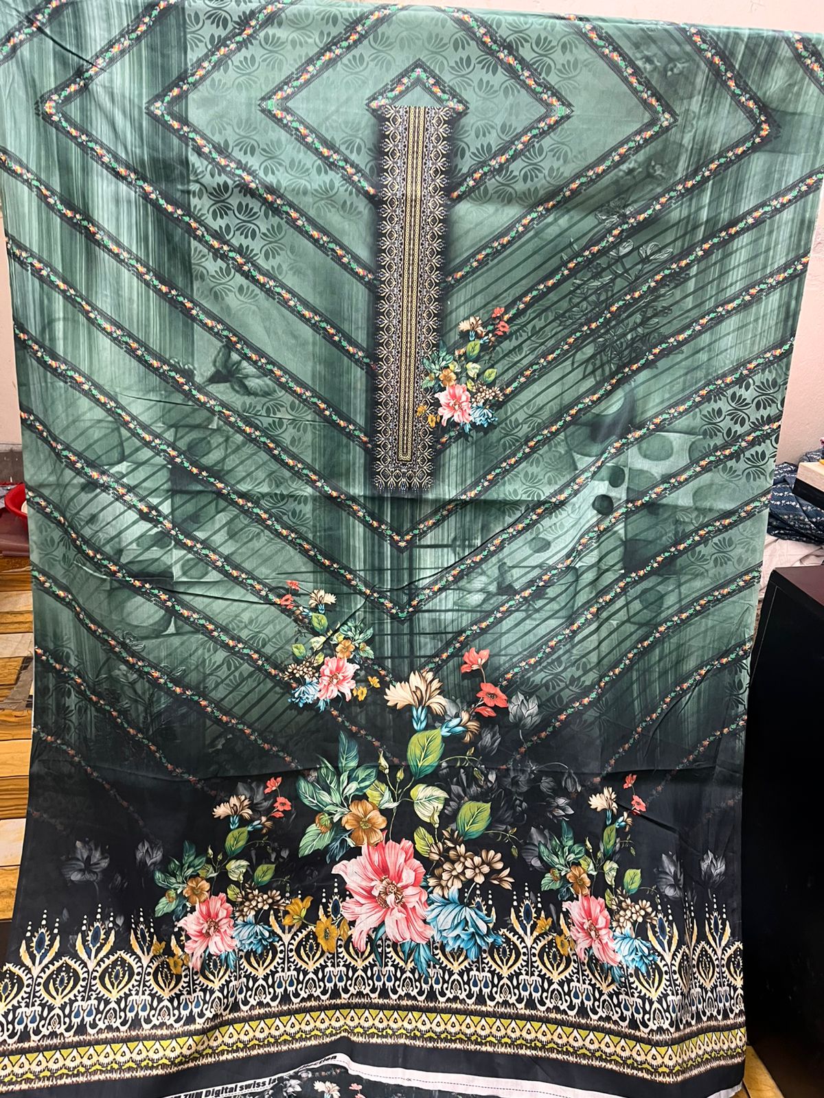 zamzam Pakistani lown 3pcs collection - Image 74