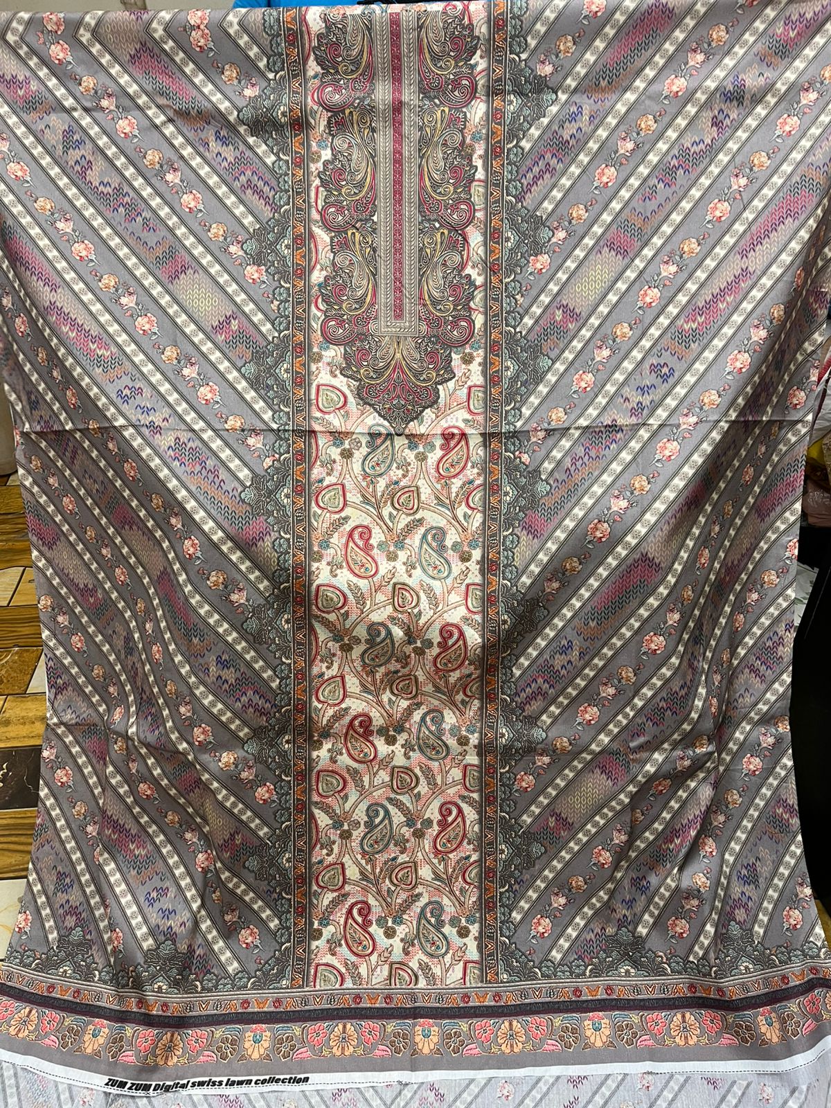 zamzam Pakistani lown 3pcs collection - Image 75