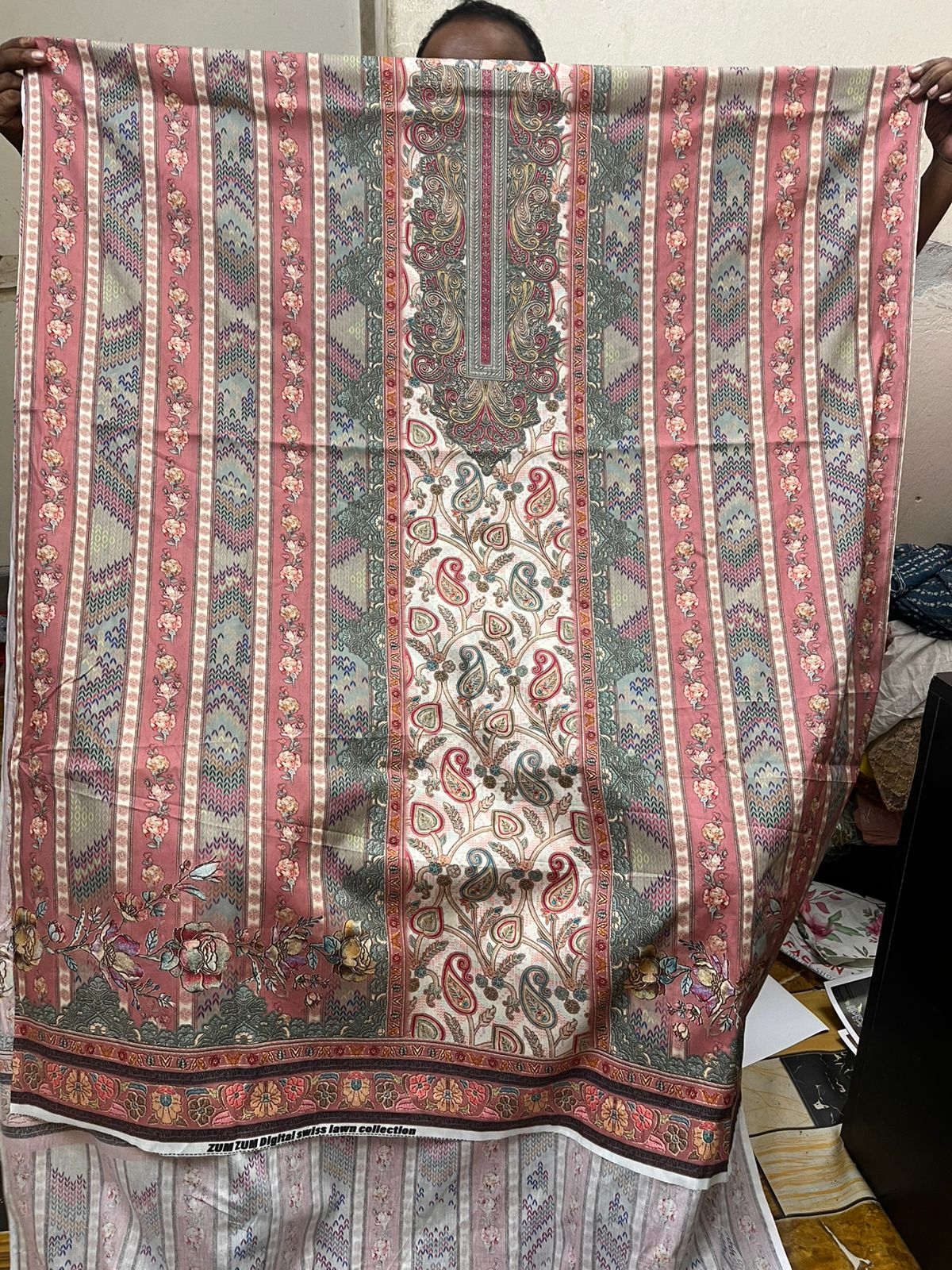 zamzam Pakistani lown 3pcs collection - Image 77