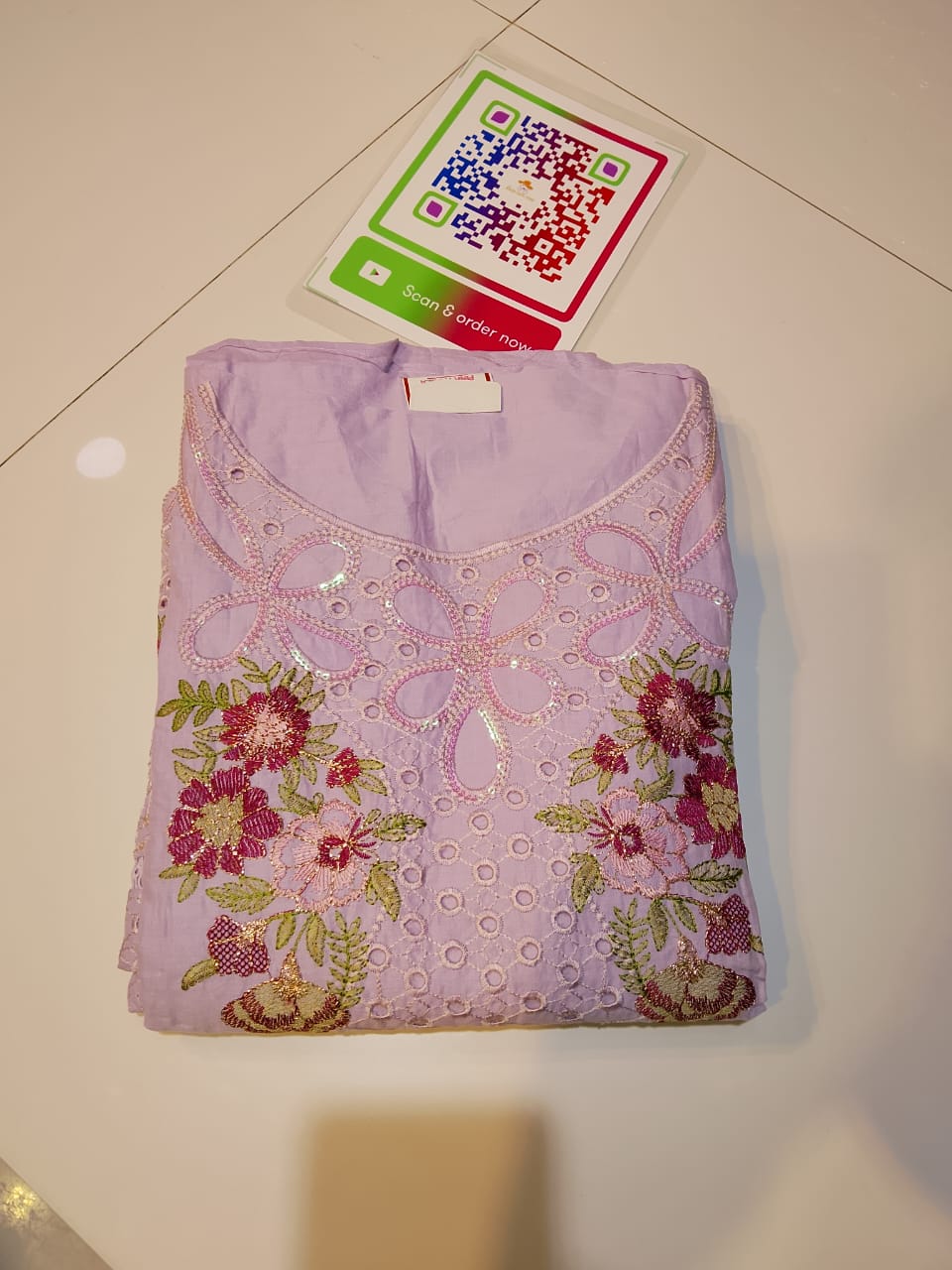 100% premium cotton unstitches 3 piece - Image 2