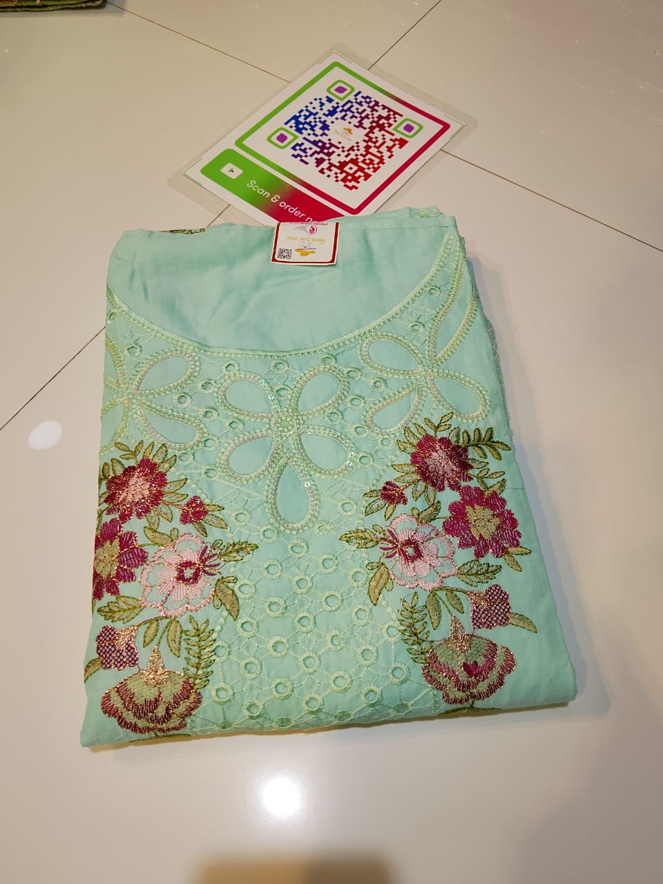 100% premium cotton unstitches 3 piece - Image 3