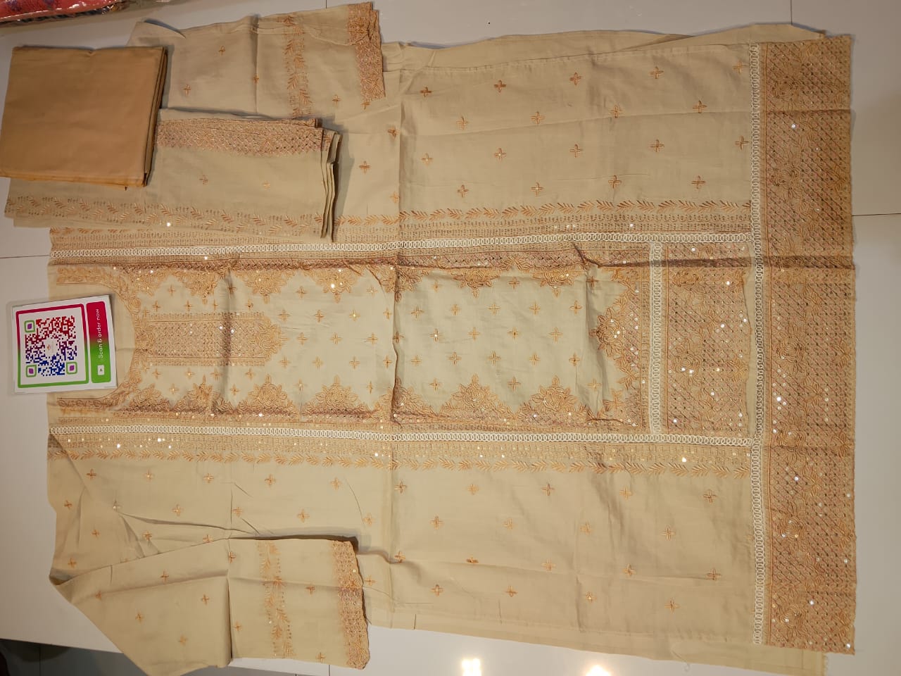 ১০০% সুতি থ্রি পিস (Copy) - Image 4