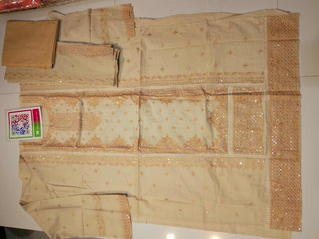 ১০০% সুতি থ্রি পিস (Copy) - Image 2