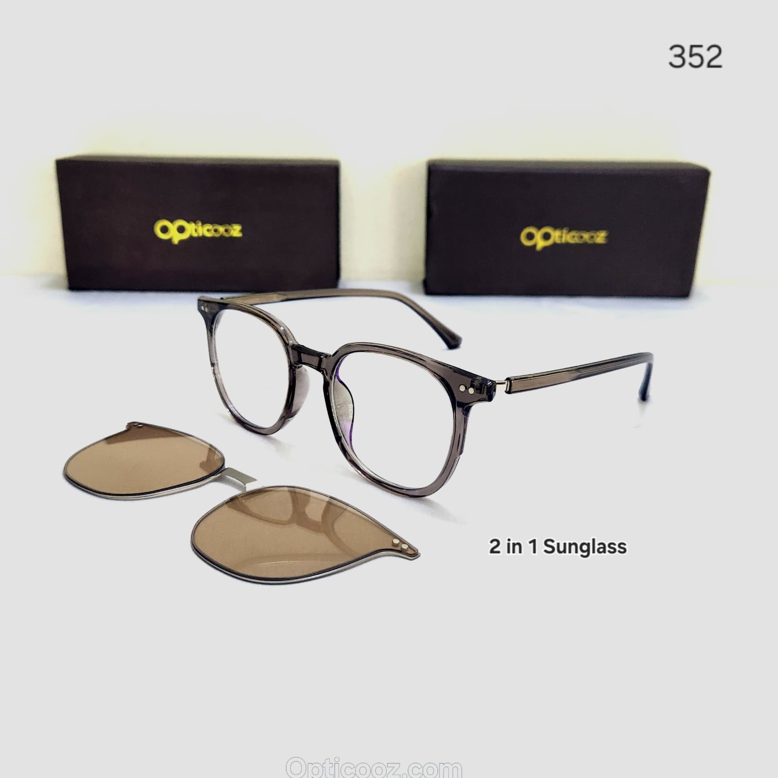 Premium Magnetic Clip-On Eyeglass (2-in-1)_img_1