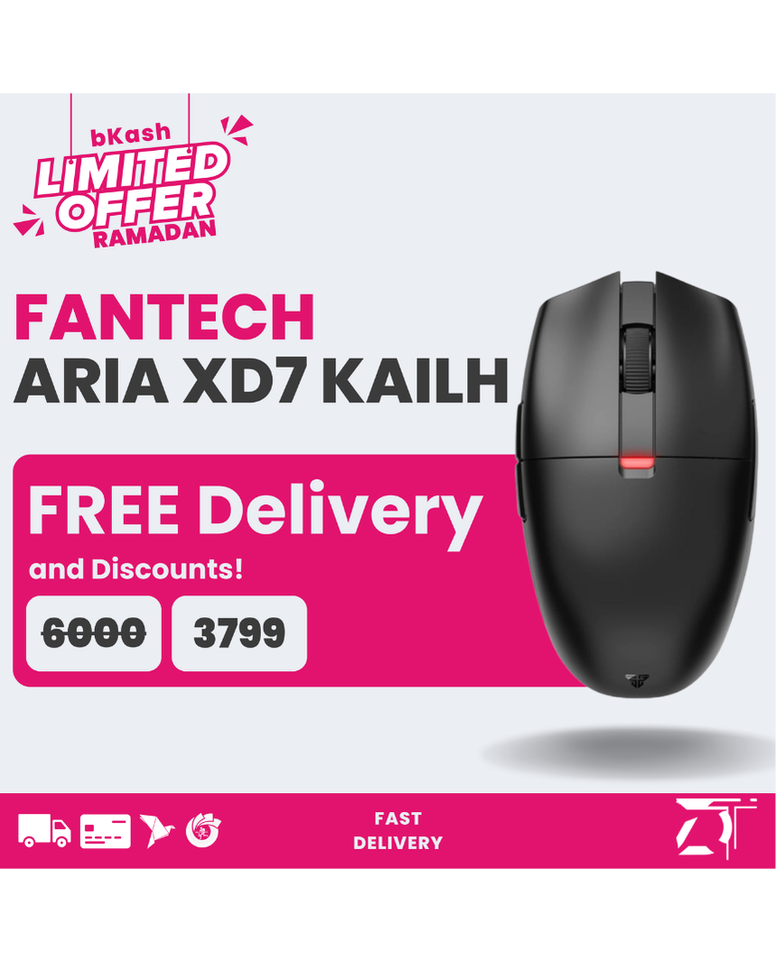 Fantech Aria XD7 Kailh Version | Lightweight | Wireless Gaming Mouse_img_0